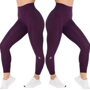 P'Tula Alainah III Sleek High Rise 23” Legging in Crushed Eggplant